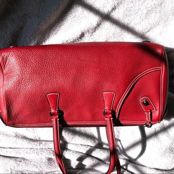 Salvatore Ferragamo Red Handbag Purse - Picture 4 of 10